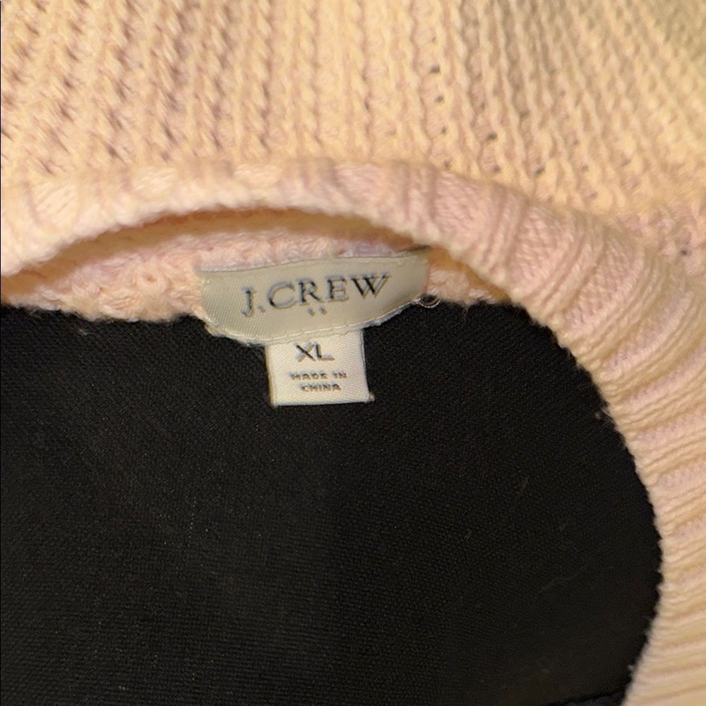J. Crew Factory Women's Pink V-Neck Sweater - Picture 2 of 5
